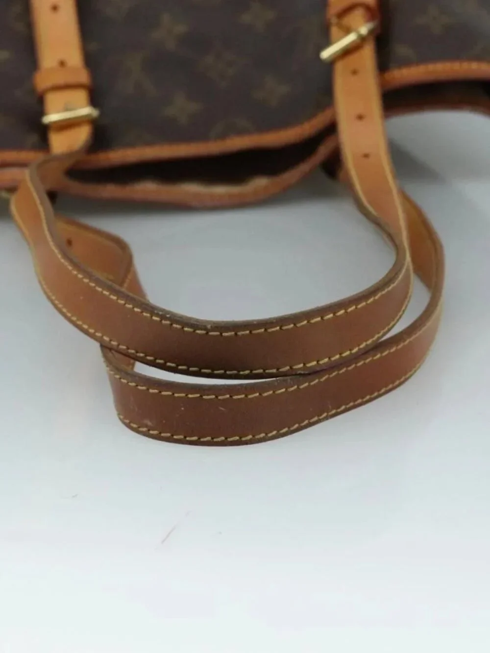 LOUIS VUITTON Monogram Bucket GM Shoulder Bag M42236 LV Auth